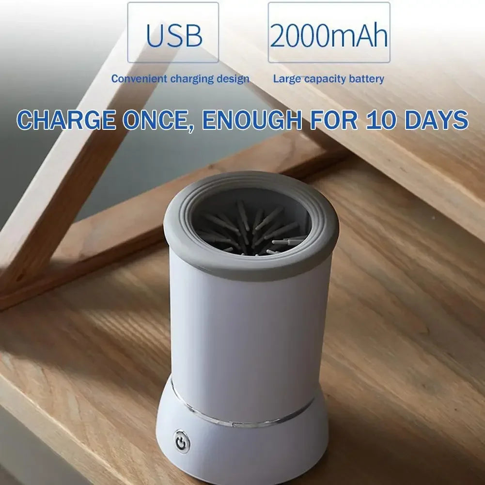 Electric Automatic Dog Paw Cleaner and Massager with USB Charging for Small, Medium, and Large Dogs